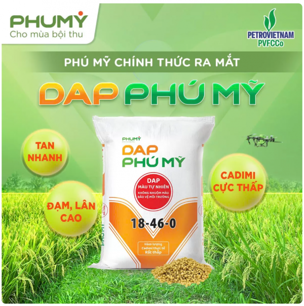 PVFCCo – Phú Mỹ chính thức ra mắt DAP Phú Mỹ, mở rộng danh mục sản phẩm và cung ứng nguồn phân bón chất lượng cao cho thị trường